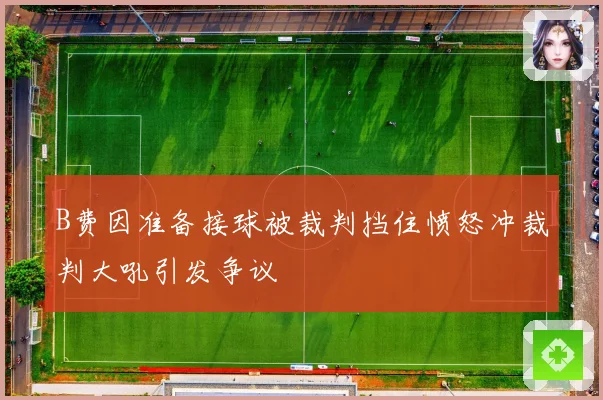B费因准备接球被裁判挡住愤怒冲裁判大吼引发争议